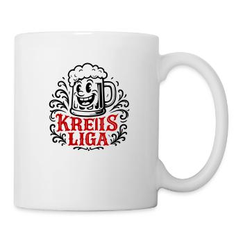 Kreisliga Bier Witzig - Tasse - Weiß - Rechts