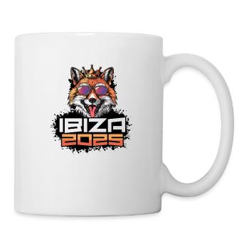 Ibiza 2025 Party Fuchs - Tasse - Weiß - Rechts