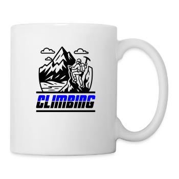Mountaineering icon - Mug - white - Right