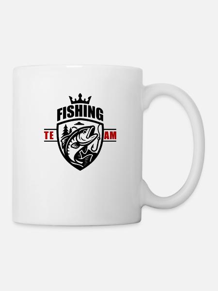 Fishing Team - Tasse - Weiß