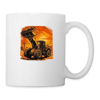 Wheel loader - Mug - white - Right