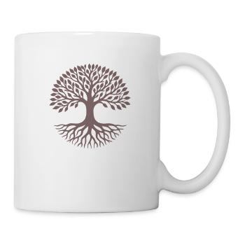 Arbre de vie - Mug blanc - blanc - Droite