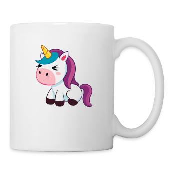 Bébé LicorneDort - Mug blanc - blanc - Droite