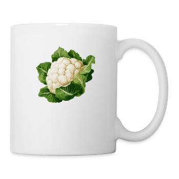 Blumenkohl - Tasse - Weiß - Rechts