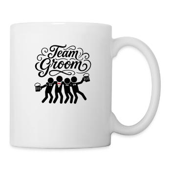 Équipe Groom Bachelors - Mug blanc - blanc - Droite