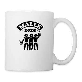 Malle 2025 Équipe de fête - Mug blanc - blanc - Droite