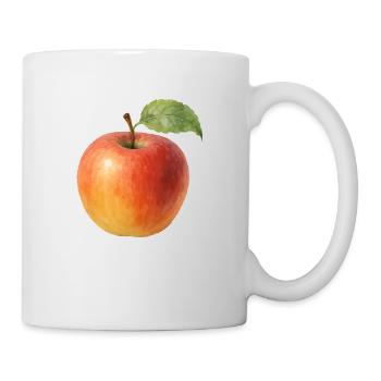 apfel - Tasse - Weiß - Rechts