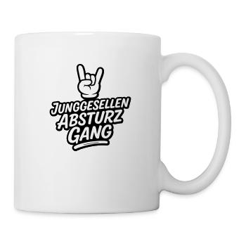Junggesellen Absturz Crew Jga - Tasse - Weiß - Rechts