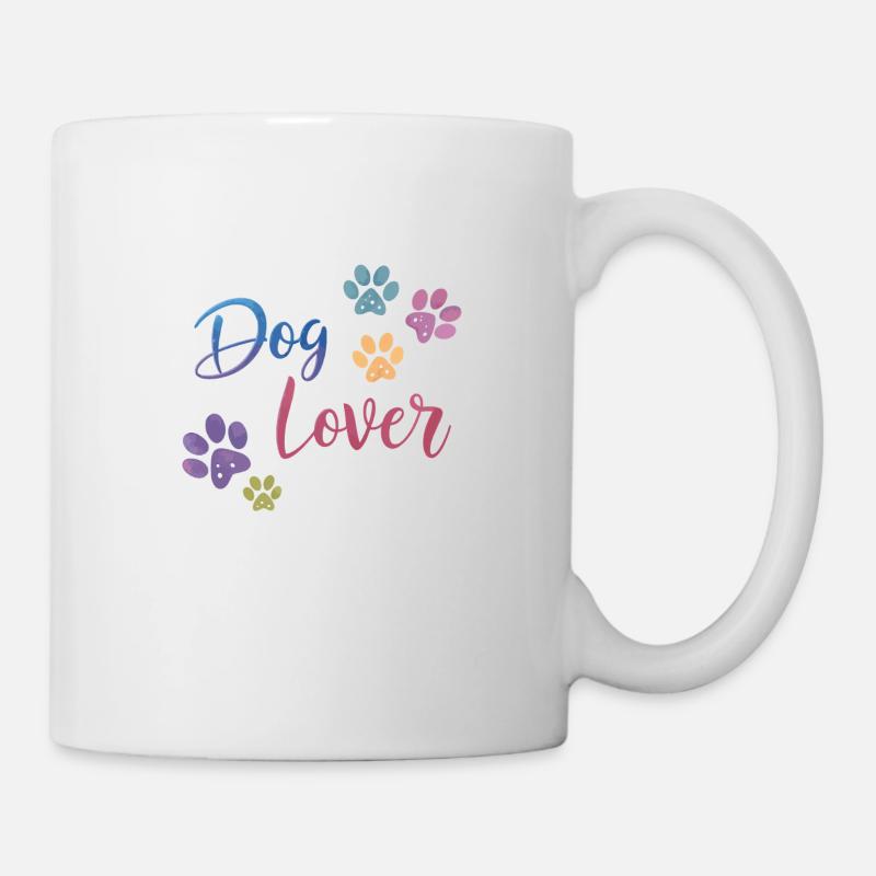 Amoureux des chiens - Mug blanc - blanc
