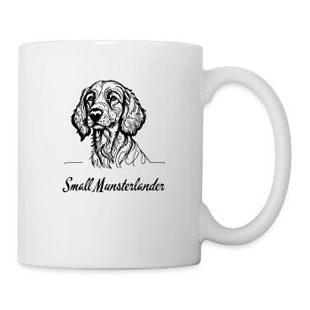 Kleiner Münsterländer – Edles Hundeporträt - Tasse - Weiß - Rechts