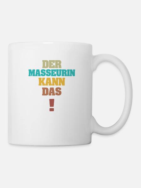 Cadeau pour masseuse - Mug blanc - blanc