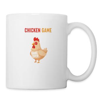 Funny Chicken Game – Don’t Look at the Chicken - Mug - white - Right