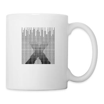 Buchstabe x - Tasse - Weiß - Rechts