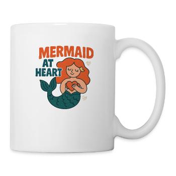 Mermaid at Heart – Ocean Soul Vibes - Mug - white - Right