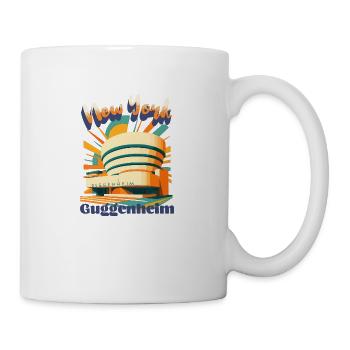 Urban Retro Dreams – GUGGENHEIM MUSEUM - New York - Tasse - Weiß - Rechts