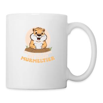 Das Leben ist besser mit einem Murmeltier Nagetier - Tasse - Weiß - Rechts