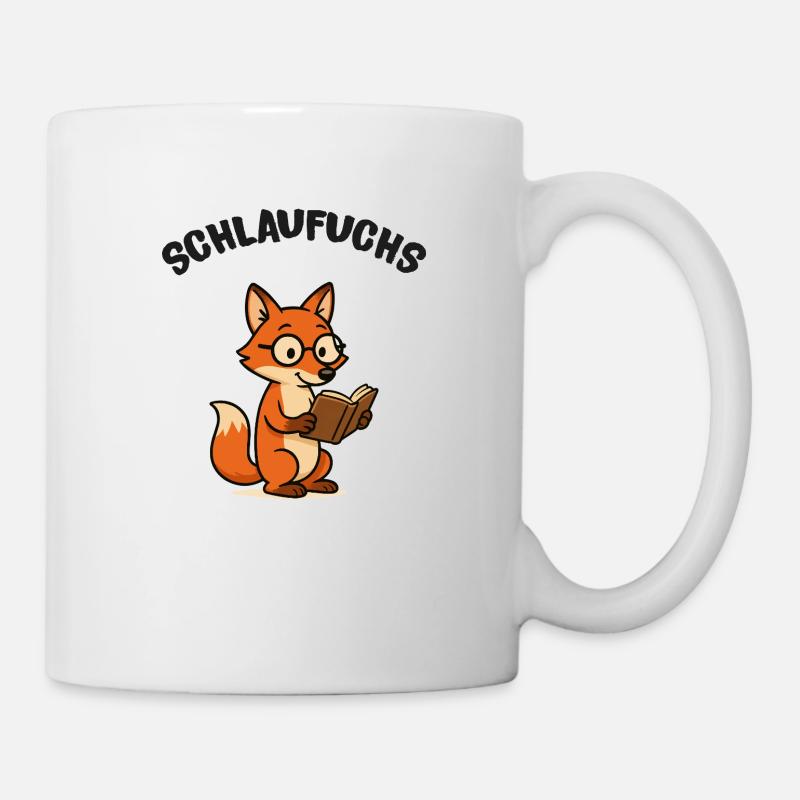 fuchs schlaufuchs - Tasse - Weiß