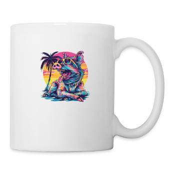 Pig Summer Wild Boar - Mug - white - Right
