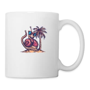 Snail Summer Holiday - Mug - white - Right
