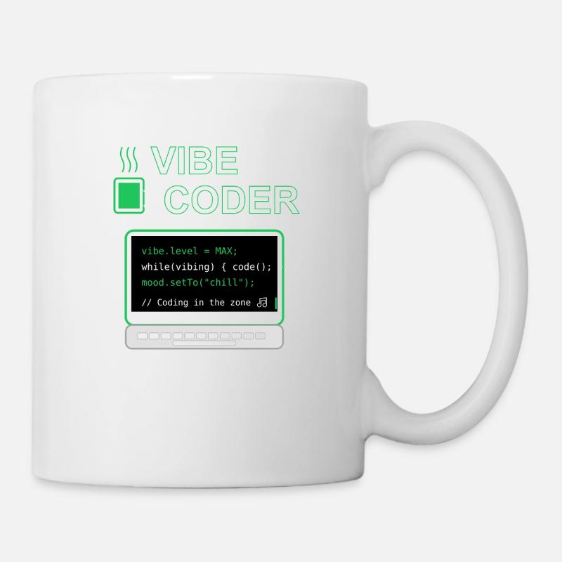 Vibe Coder - Tasse - Weiß