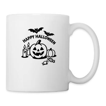 Halloween Pumpkin - Tasse - Weiß - Rechts