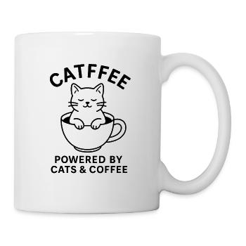 Cat in a coffee mug - Mug - white - Right