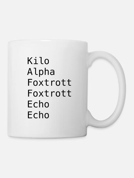 Kaffee - Tasse - Weiß
