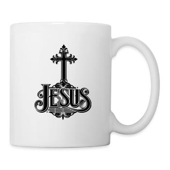 Jesus Cross - Mug - white - Right