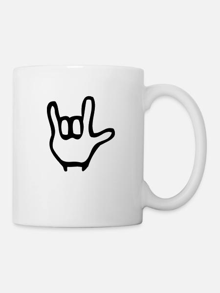 je t'aime - Mug blanc - blanc