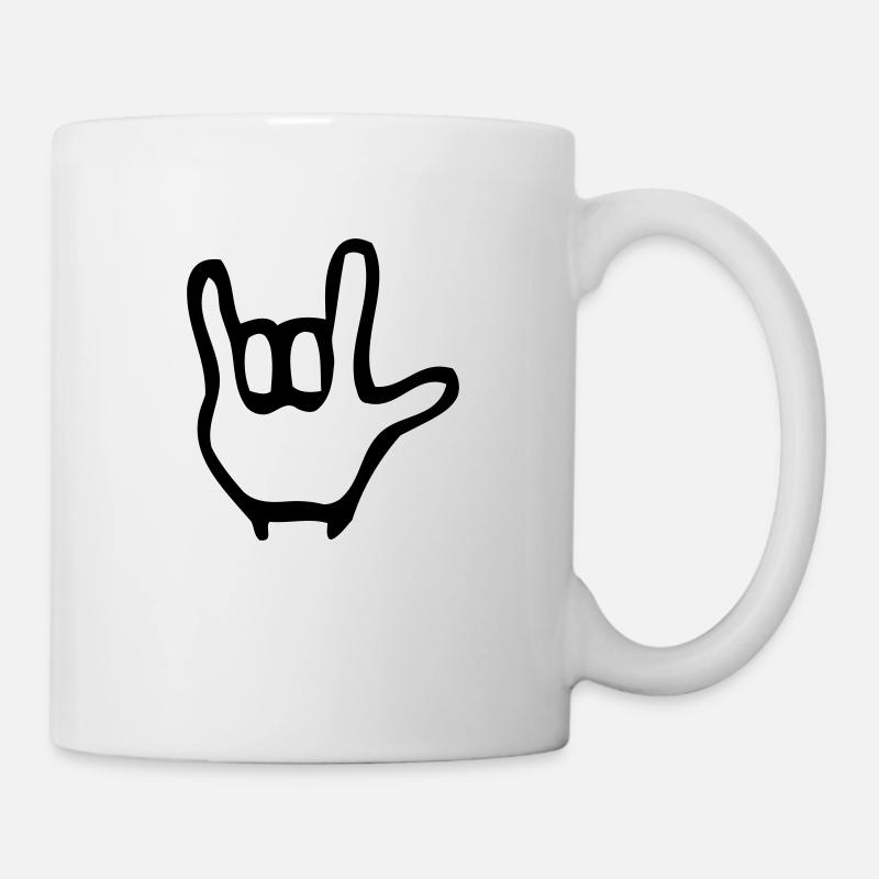 je t'aime - Mug blanc - blanc