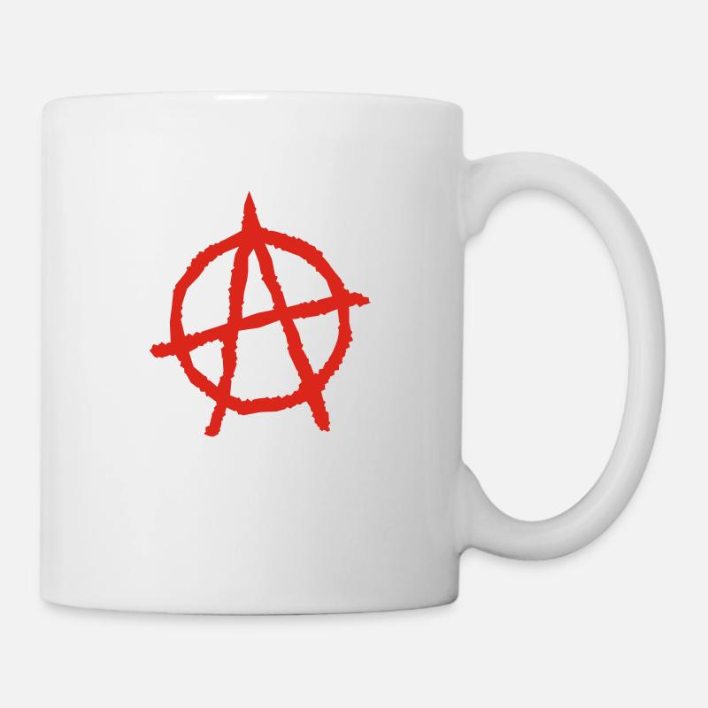 Anarchie Symbol - Tasse - Weiß
