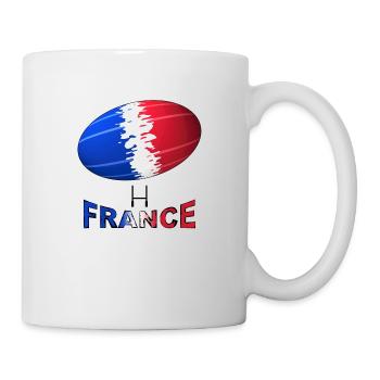 rugby - Tasse - Weiß - Rechts
