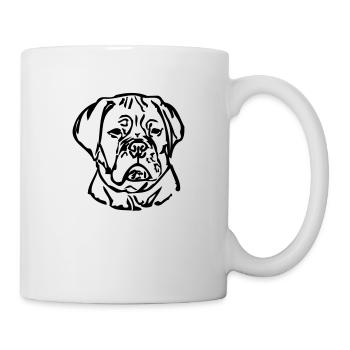 bordeauxpupvecdes1 - Mug blanc - blanc - Droite