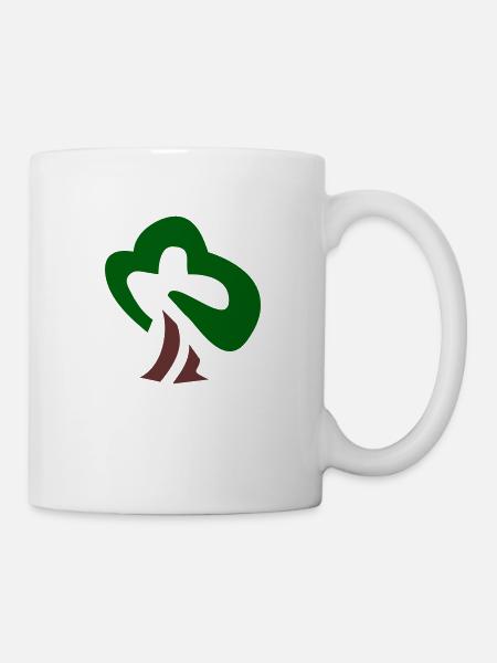 Baum - Tasse - Weiß