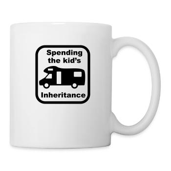 Motorhome - kid's inheritance - Mug blanc - blanc - Droite