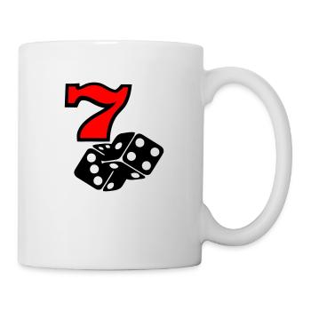 lucky seven - Tasse - Weiß - Rechts