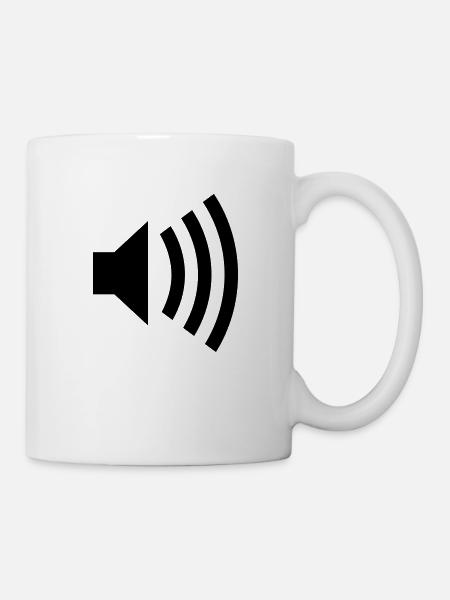 loud music - Mug - white