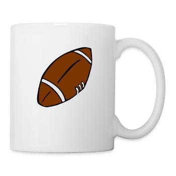 american football player - Mug blanc - blanc - Droite