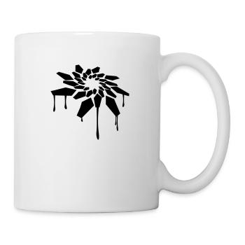 abstrakt - Tasse - Weiß - Rechts