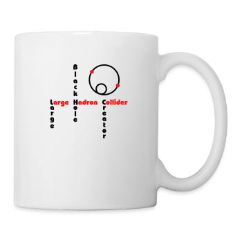 Black Hole - Large Hadron Collider - Tasse - Weiß - Rechts