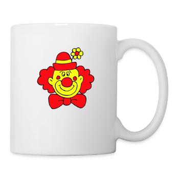 Clown - Tasse - Weiß - Rechts