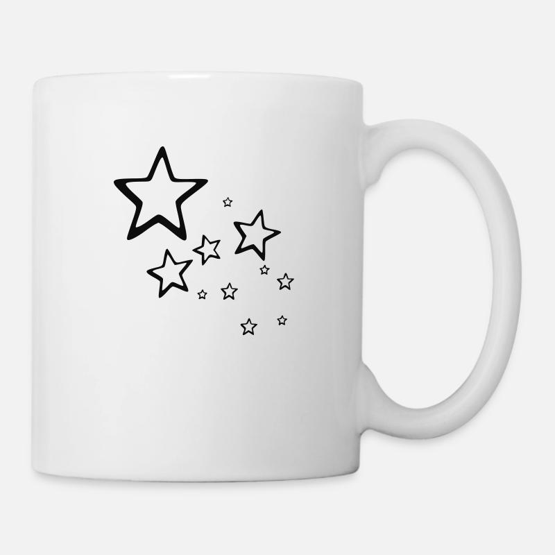 Etoiles - Mug blanc - blanc
