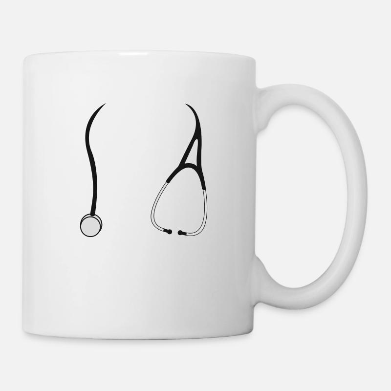 stéthoscopes - Mug blanc - blanc