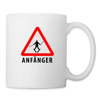 Ski Anfänger - Tasse - Weiß - Rechts
