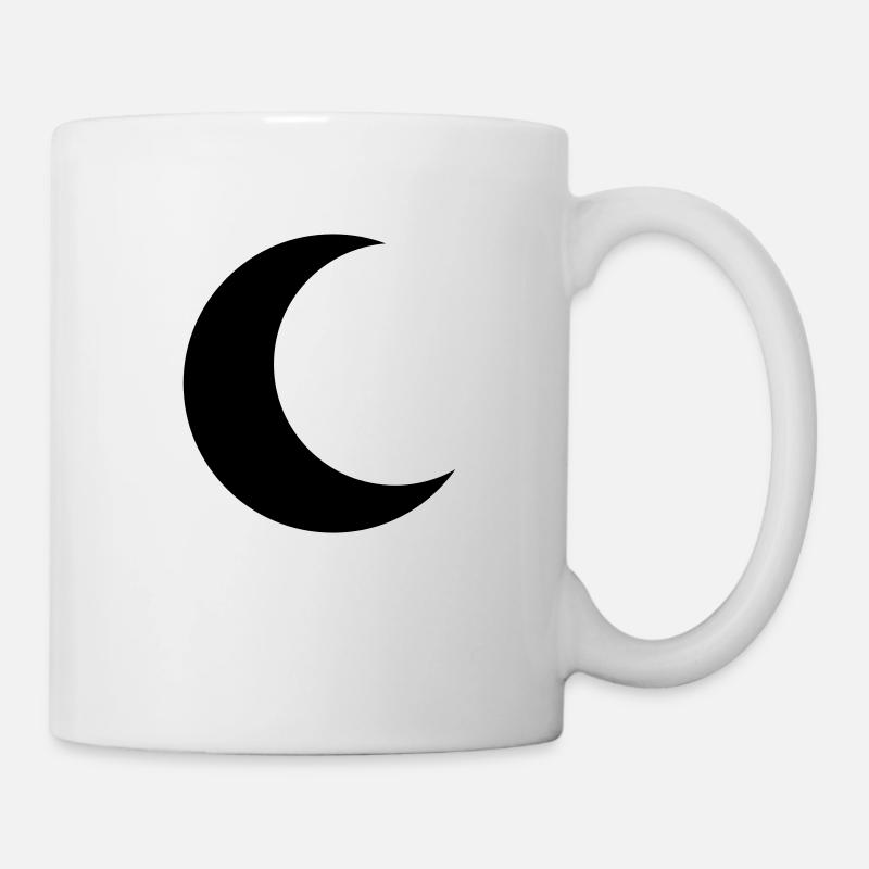 Croisant de lune - Mug blanc - blanc