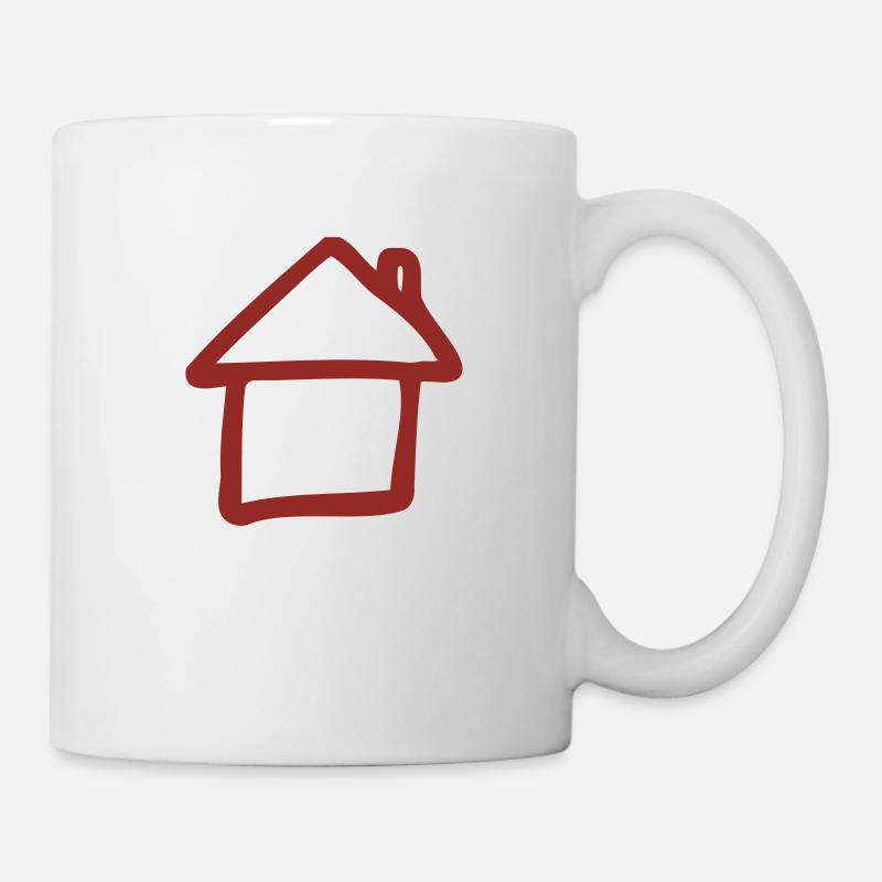 Haus - house - Tasse - Weiß