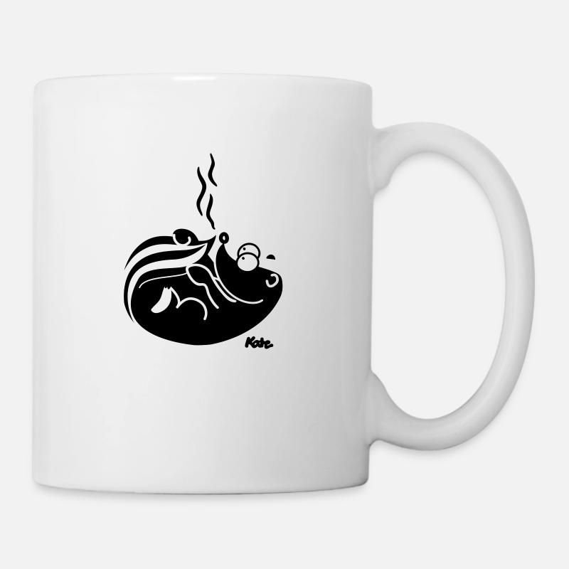Stinktier - Tasse - Weiß