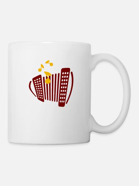 Harmonika - Tasse - Weiß