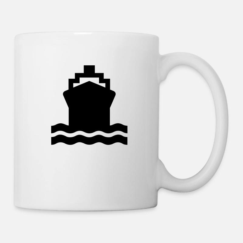 Schiff,Containerschiff,Tanker,Reederei,panamax, - Tasse - Weiß