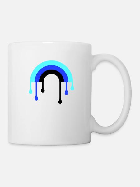 regenbogen_3f - Mug blanc - blanc